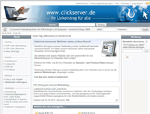Tablet Screenshot of clickserver.de